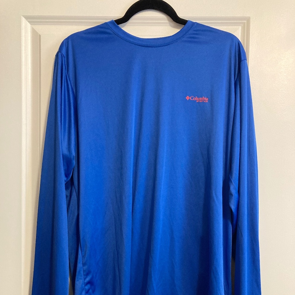 Men’s Columbia Performance Fishing Gear Omni-Shade Sun Protection Size L